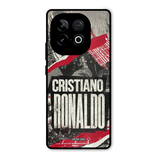 Black Paper Art Ronaldo iQOO Neo 10 Mobile Back Cover - Sports PrintShield Case
