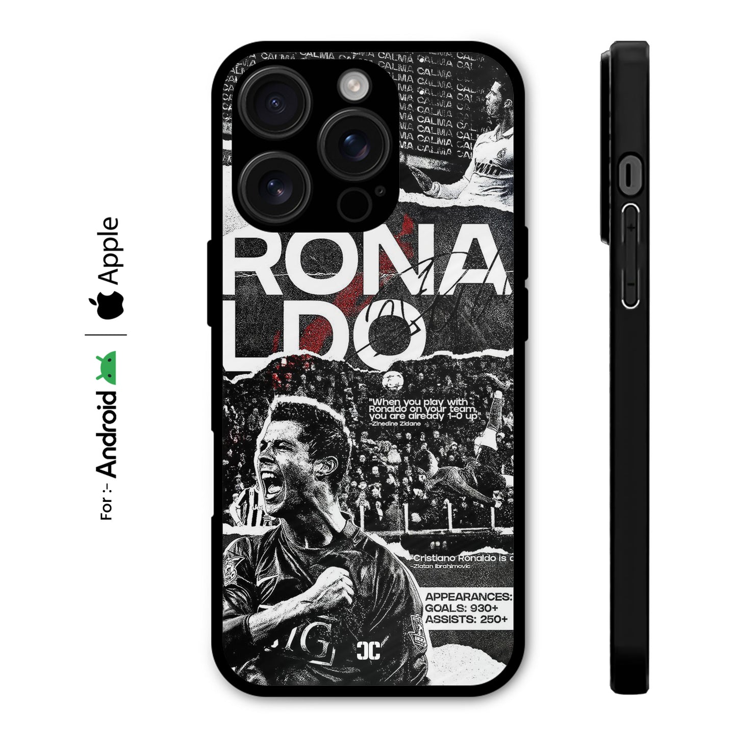 Black Paper Case – Premium PrintShield Mobile Cover
