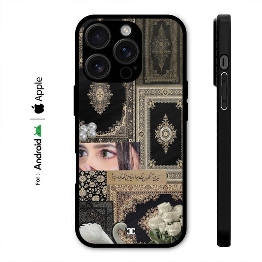 Black Pashmina Eyes Case – Premium PrintShield Mobile Cover