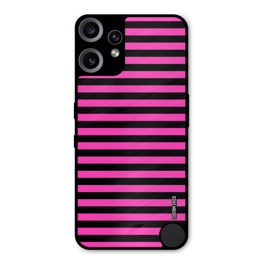 Black Pink Stripes Nothing CMF Phone 2 Pro Mobile Back Cover - Aesthetic PrintShield Case