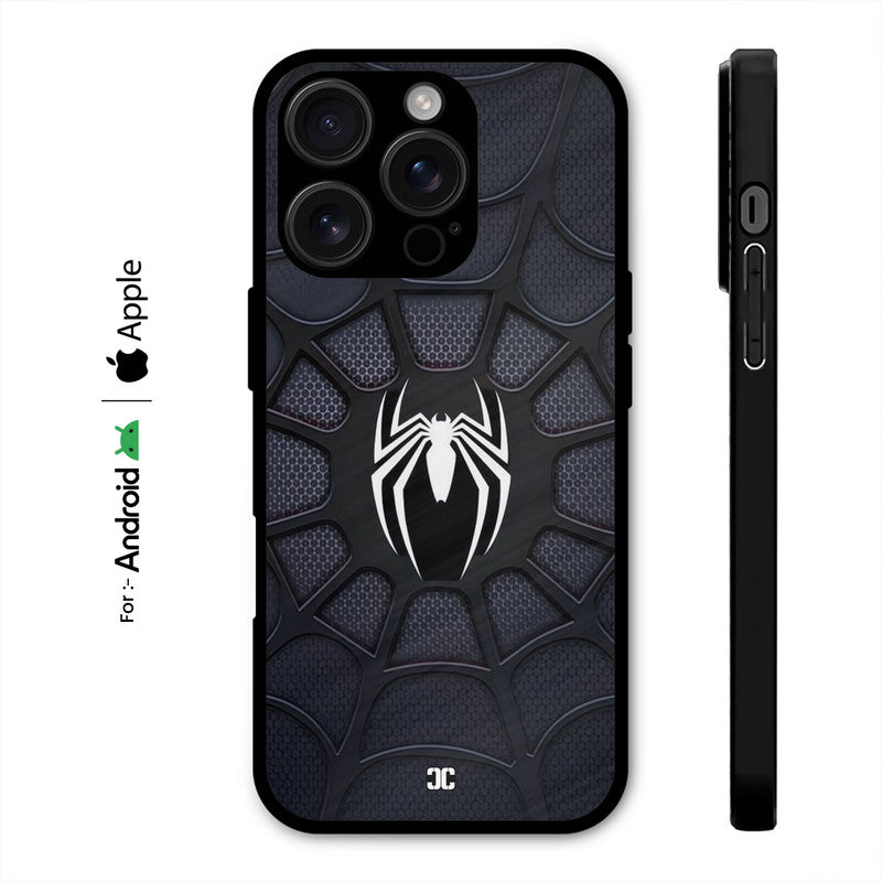 Black Web Case – Premium PrintShield Mobile Cover