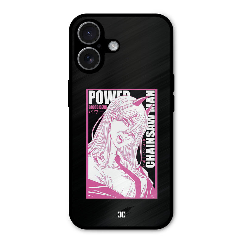 Blood Devil Power iPhone 17 Mobile Back Cover - Anime PrintShield Case