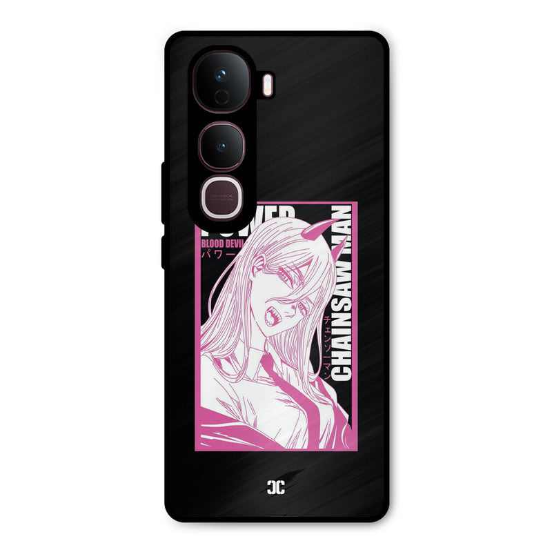 Blood Devil Power Vivo Y400 Pro Mobile Back Cover - Anime PrintShield Case