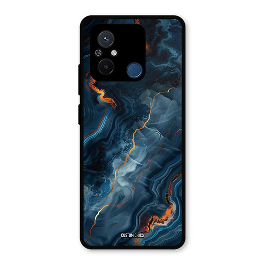 Blooming Blue Redmi 12c Mobile Back Cover - Aesthetic PrintShield Case