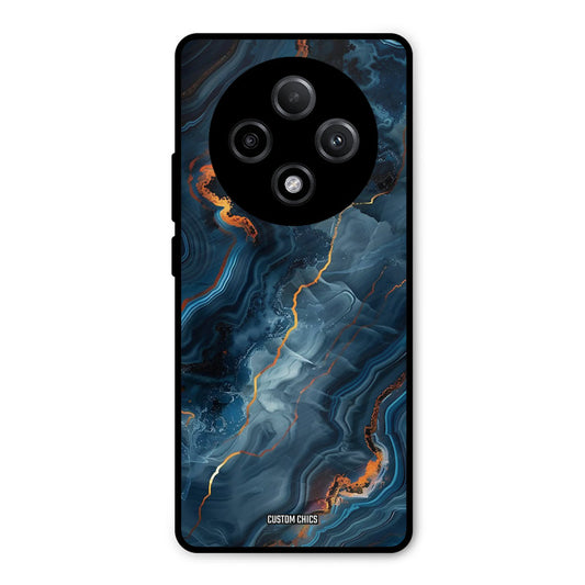 Blooming Blue Oppo F27 Pro Plus 5G Mobile Back Cover - Aesthetic PrintShield Case