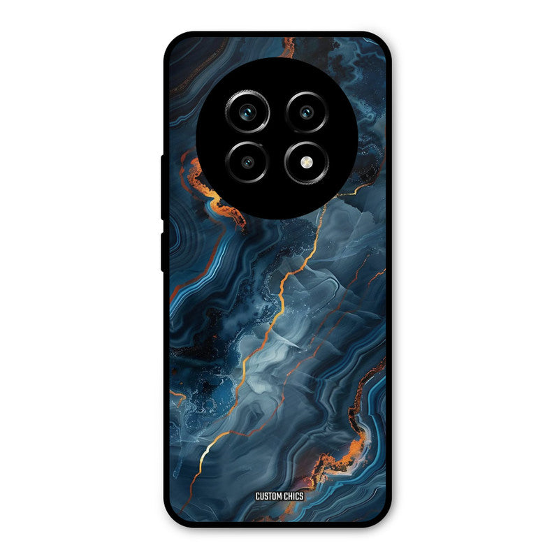 Blooming Blue Realme 13 Pro Mobile Back Cover - Aesthetic PrintShield Case