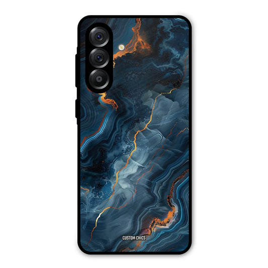 Blooming Blue Samsung Galaxy A56 5G Mobile Back Cover - Aesthetic PrintShield Case