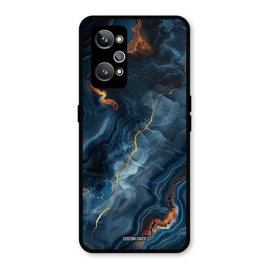 Blooming Blue Realme GT 2 Mobile Back Cover - Aesthetic PrintShield Case