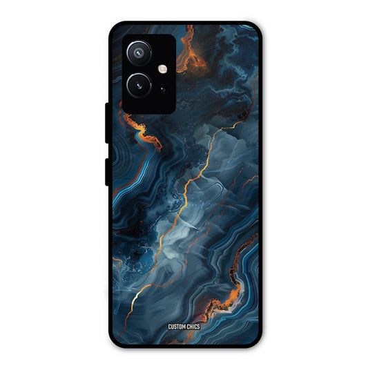Blooming Blue Vivo Y75 5G Mobile Back Cover - Aesthetic PrintShield Case