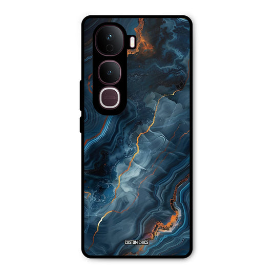 Blooming Blue Vivo Y400 Pro Mobile Back Cover - Aesthetic PrintShield Case