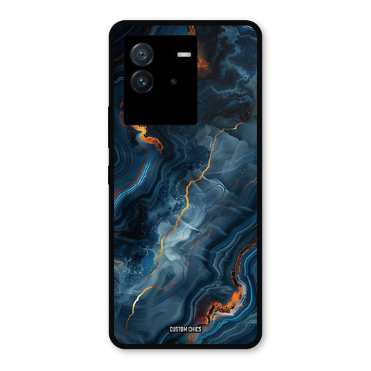 Blooming Blue iQoo Neo 6 Mobile Back Cover - Aesthetic PrintShield Case