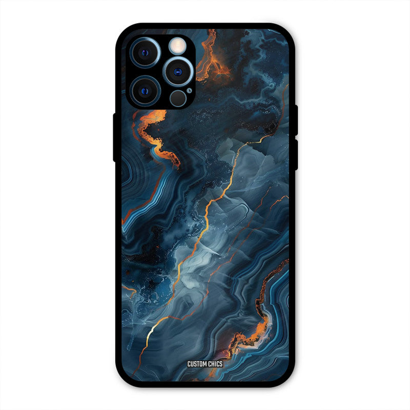 Blooming Blue IPhone 12 Pro Max Mobile Back Cover - Aesthetic PrintShield Case