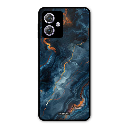 Blooming Blue Moto G54 Mobile Back Cover - Aesthetic PrintShield Case