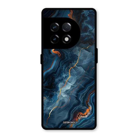 Blooming Blue OnePlus 11R Mobile Back Cover - Aesthetic PrintShield Case