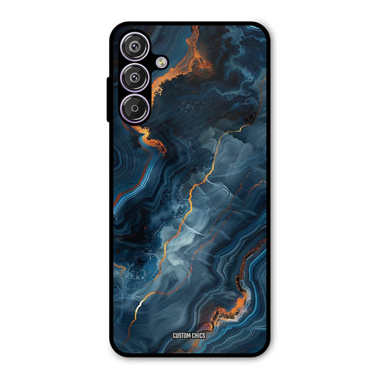 Blooming Blue Samsung Galaxy M15 Mobile Back Cover - Aesthetic PrintShield Case
