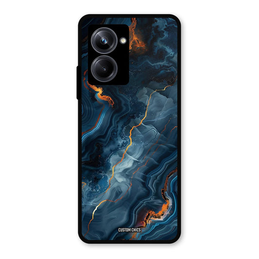 Blooming Blue Realme 10 Pro Mobile Back Cover - Aesthetic PrintShield Case