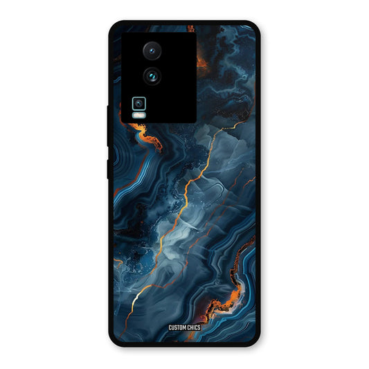 Blooming Blue IQOO Neo 7 Mobile Back Cover - Aesthetic PrintShield Case