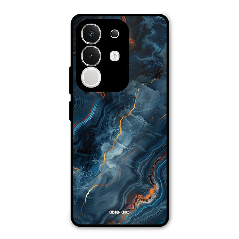 Blooming Blue Vivo T4x Mobile Back Cover - Aesthetic PrintShield Case