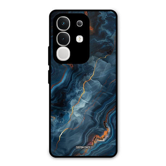 Blooming Blue Vivo T4x Mobile Back Cover - Aesthetic PrintShield Case