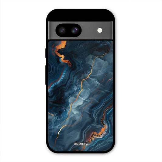 Blooming Blue Google Pixel 8a Mobile Back Cover - Aesthetic PrintShield Case