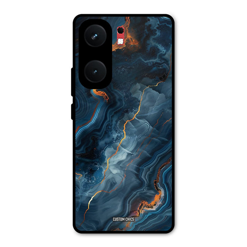 Blooming Blue iQOO Neo 9 Pro Mobile Back Cover - Aesthetic PrintShield Case