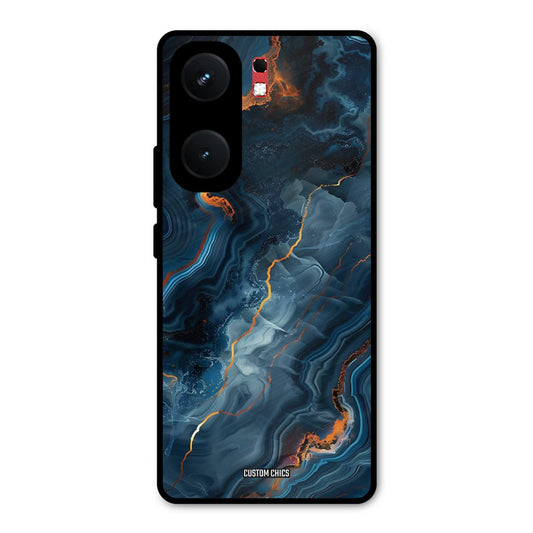 Blooming Blue iQOO Neo 9 Pro Mobile Back Cover - Aesthetic PrintShield Case