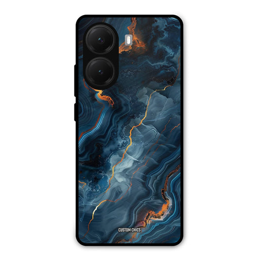 Blooming Blue Poco X7 Pro Mobile Back Cover - Aesthetic PrintShield Case