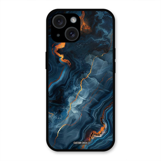 Blooming Blue iPhone 15 Plus Mobile Back Cover - Aesthetic PrintShield Case