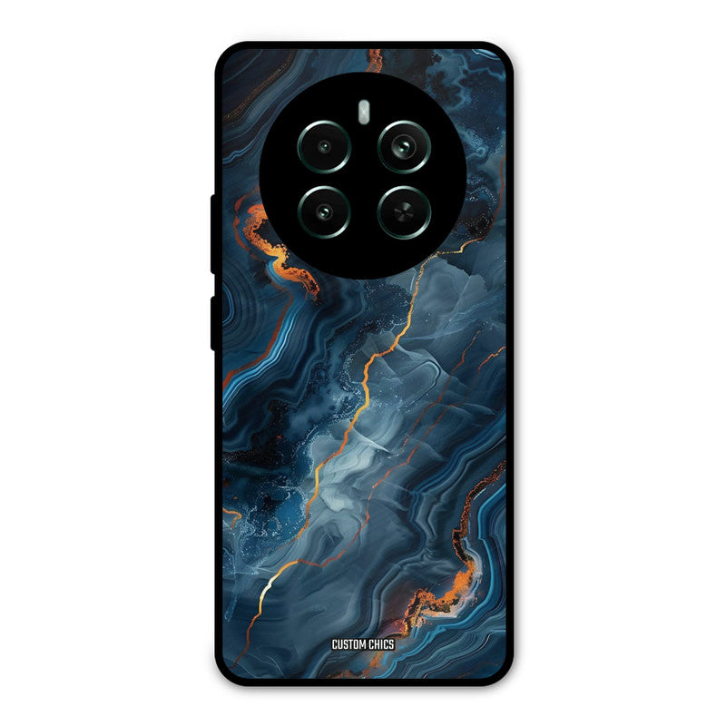 Blooming Blue Realme 12 Plus Mobile Back Cover - Aesthetic PrintShield Case