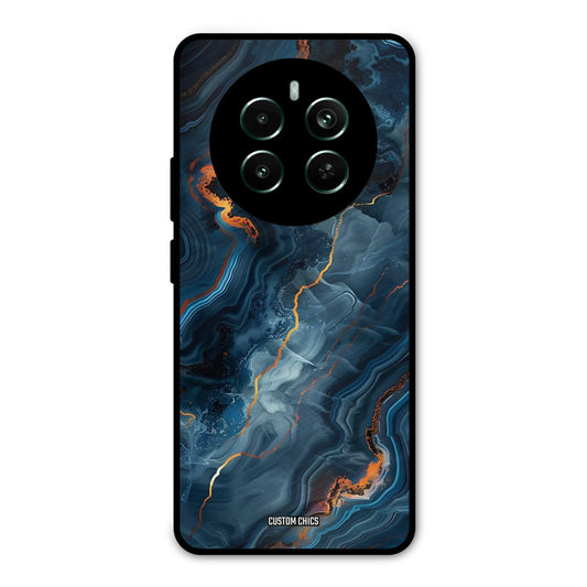 Blooming Blue Realme 12 Plus Mobile Back Cover - Aesthetic PrintShield Case