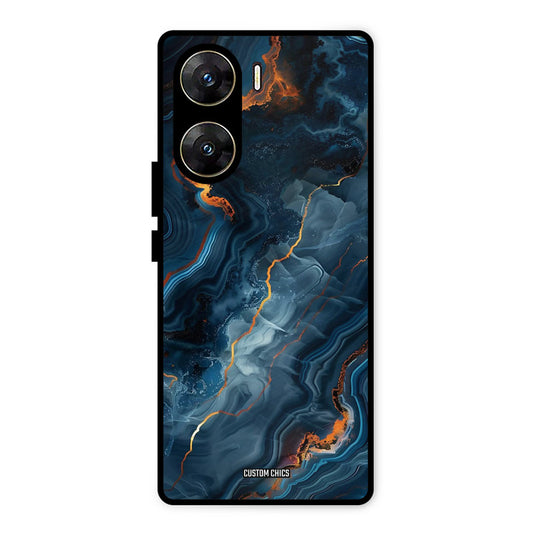 Blooming Blue Vivo V29e Mobile Back Cover - Aesthetic PrintShield Case
