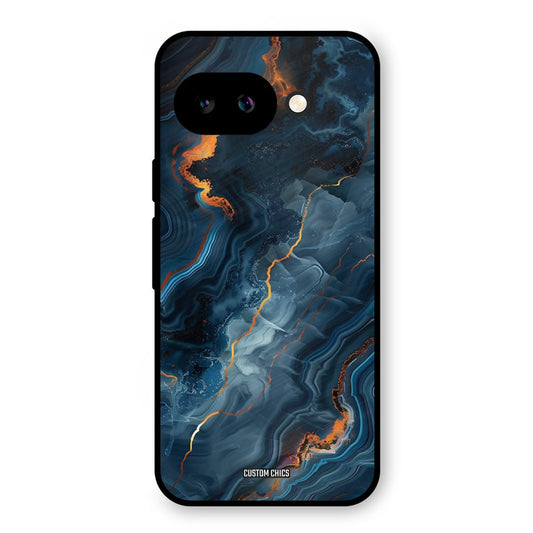 Blooming Blue Google Pixel 9A Mobile Back Cover - Aesthetic PrintShield Case