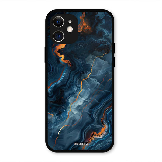 Blooming Blue IPhone 12 Mobile Back Cover - Aesthetic PrintShield Case