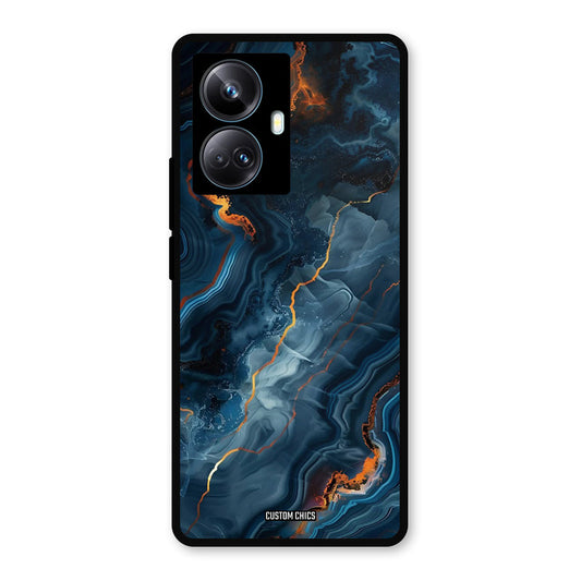 Blooming Blue Realme 10 Pro Plus Mobile Back Cover - Aesthetic PrintShield Case