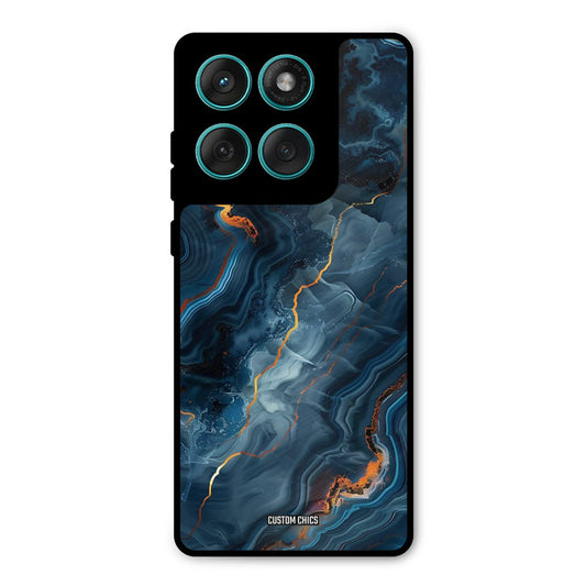 Blooming Blue Motorola Edge 60 Fusion Mobile Back Cover - Aesthetic PrintShield Case