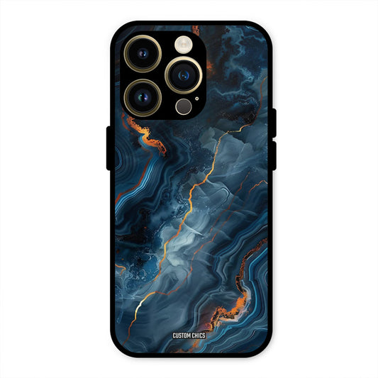 Blooming Blue iPhone 14 Pro Max Mobile Back Cover - Aesthetic PrintShield Case