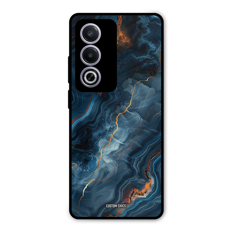 Blooming Blue Oppo A3 Pro Mobile Back Cover - Aesthetic PrintShield Case