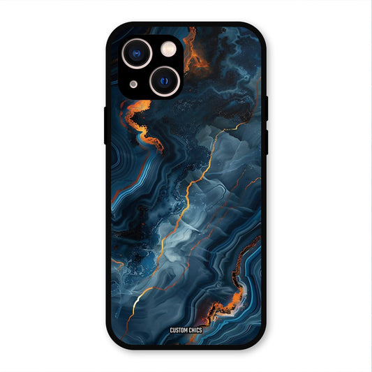 Blooming Blue iPhone 13 Mobile Back Cover - Aesthetic PrintShield Case