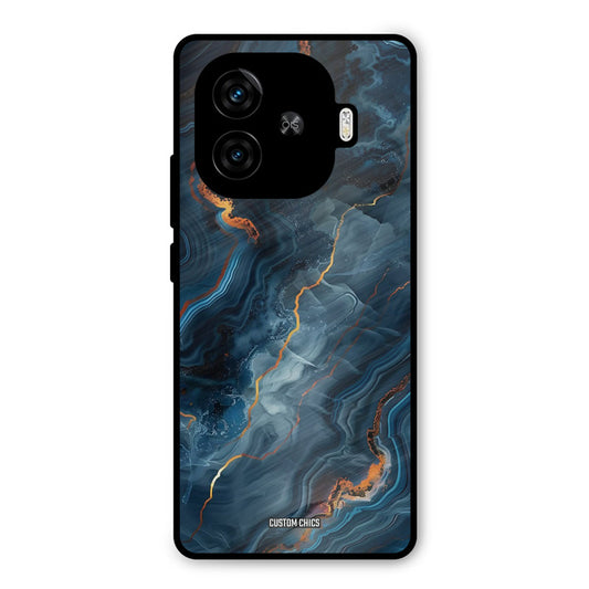 Blooming Blue iQoo Neo 10R Mobile Back Cover - Aesthetic PrintShield Case