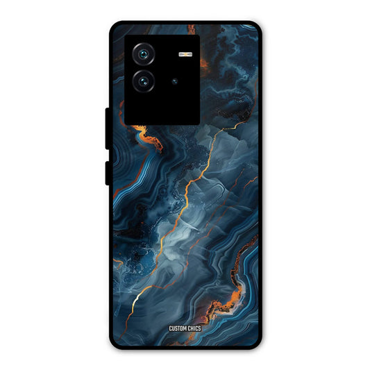 Blooming Blue iQOO Neo 6 5G Mobile Back Cover - Aesthetic PrintShield Case