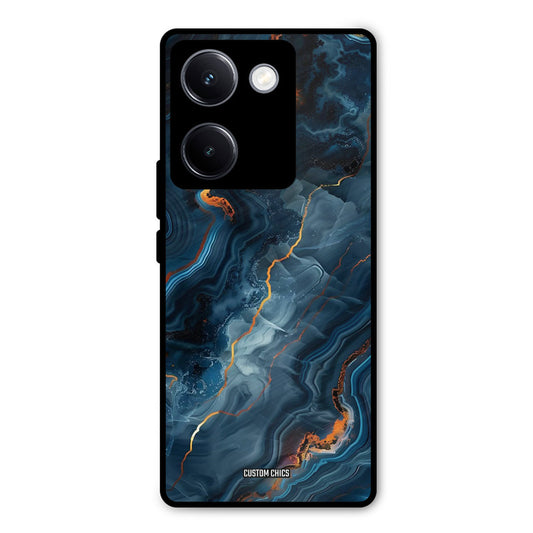 Blooming Blue Vivo Y300 Plus Mobile Back Cover - Aesthetic PrintShield Case