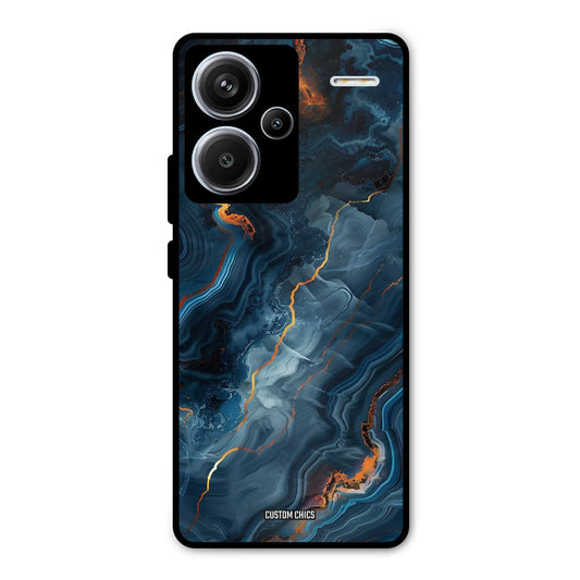 Blooming Blue Redmi Note 13 Pro Plus Mobile Back Cover - Aesthetic PrintShield Case