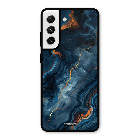 Blooming Blue Samsung Galaxy S21 FE 5G Mobile Back Cover - Aesthetic PrintShield Case