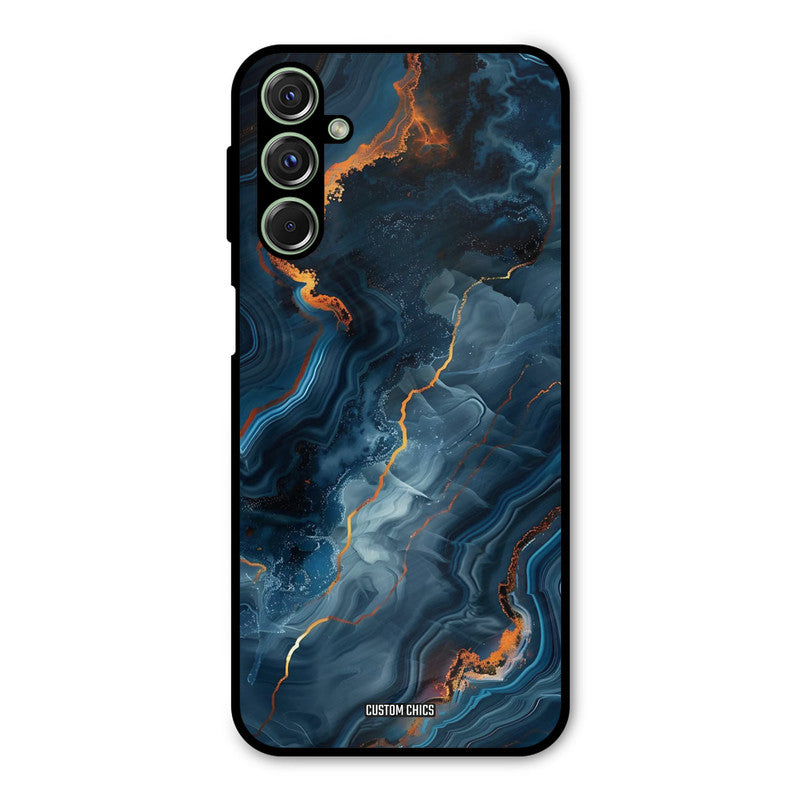 Blooming Blue Samsung Galaxy M34 Mobile Back Cover - Aesthetic PrintShield Case