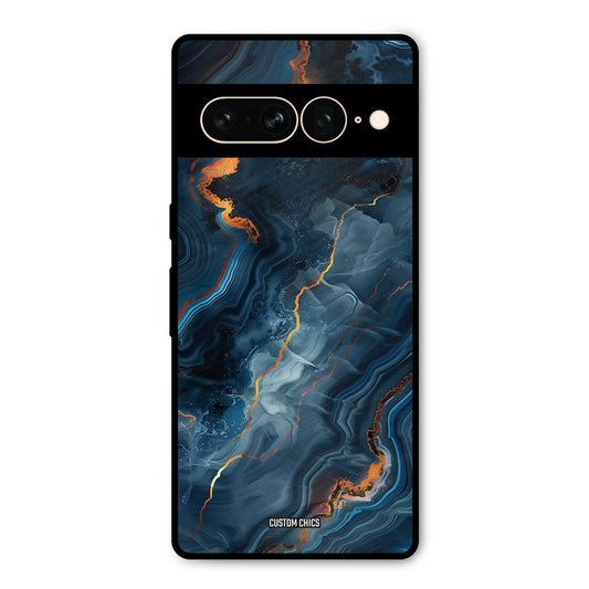 Blooming Blue Google Pixel 7 Pro Mobile Back Cover - Aesthetic PrintShield Case