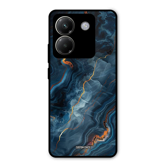 Blooming Blue Poco M7 Pro Mobile Back Cover - Aesthetic PrintShield Case