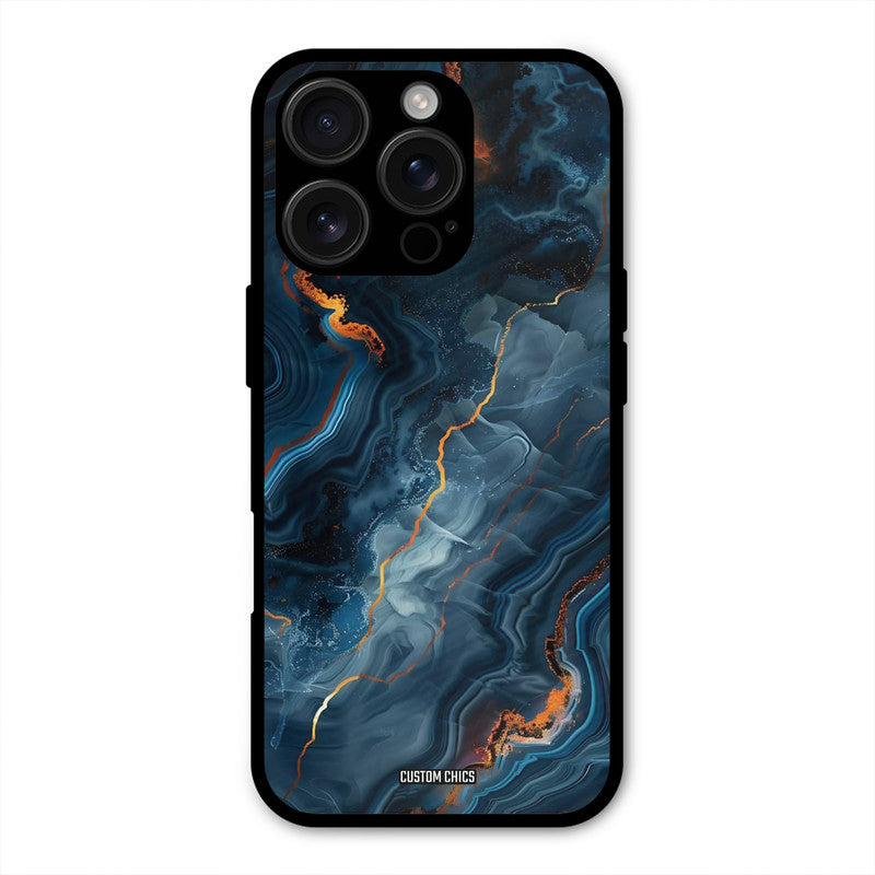 Blooming Blue iPhone 16 Pro Mobile Back Cover - Aesthetic PrintShield Case