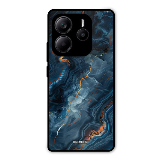 Blooming Blue Redmi Note 14 Mobile Back Cover - Aesthetic PrintShield Case