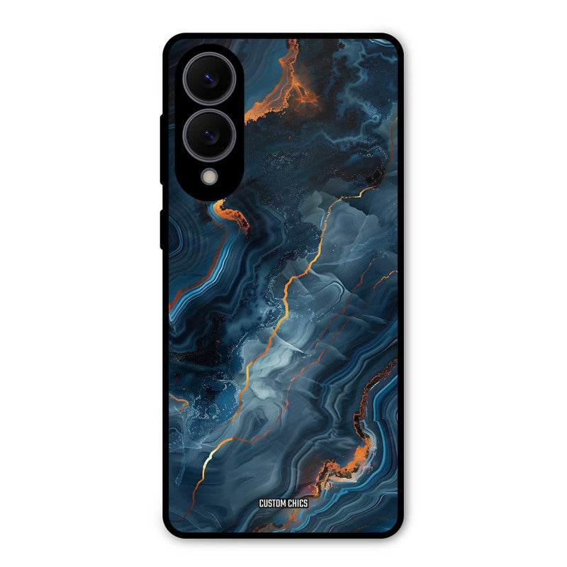 Blooming Blue Samsung Galaxy S25 Edge Mobile Back Cover - Aesthetic PrintShield Case