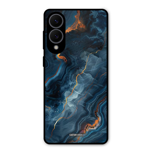 Blooming Blue Samsung Galaxy S25 Edge Mobile Back Cover - Aesthetic PrintShield Case